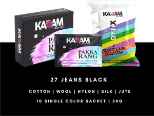 Black dye discount powder for jeans