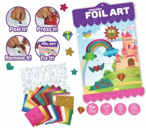 zokato Unicorn Foil Art And Crft Activity Kit - Unicorn Foil Art And Crft  Activity Kit . Buy ART AND CRAFT toys in India. shop for zokato products in  India.