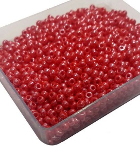 Solid Red Pearl Beads - 3mm - 50 Count