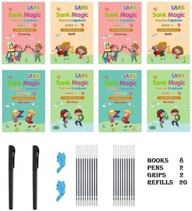 BNOG Magic Copy Book For Kids Refill Magic Book For Kids Magic Book Pen Refill