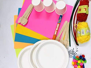 Craft with online waste material