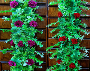 Artificial hanging flowers online deals