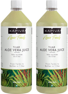Kapiva Thar Aloe Vera Juice with Pulp 1L Rejuvenates Skin and Hair No Added Sugar Price in India Buy Kapiva Thar Aloe Vera Juice with Pulp 1L Rejuvenates