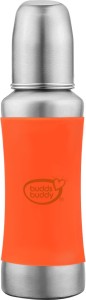 Buddsbuddy Stella Plus 2 in 1 Stainless Steel Regular Neck Baby Feeding Bottle - 240 ml