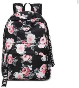 COFS BACKPACKS FOR GIRLS BACKPACKS FOR WOMENS BLACK FLOWER PRINTED