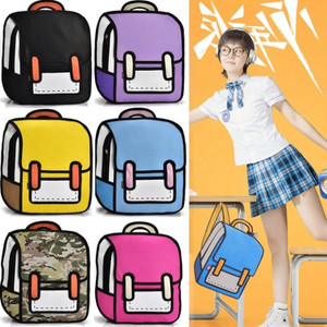 2d 3d cartoon bag top