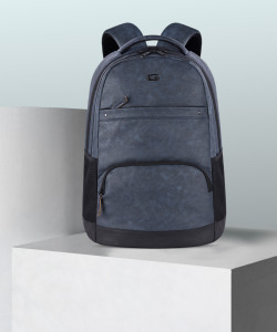 Gear Vintage 2 Leather without Anti Theft 33 L Laptop Backpack Navy Black Price in India Flipkart