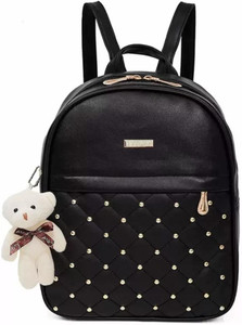 DN Creation Women Backpack Bag for College Office 6 L Backpack Black Price in India Flipkart