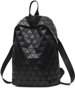 FCB Geometric Holographic Backpack 20 L Laptop Backpack Black