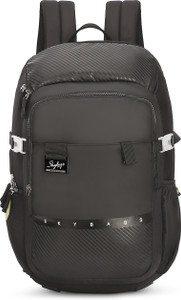 SKYBAGS PROTECH LAPTOP BACKPACK 02 BLACK 25 L Laptop Backpack Black Price in India Flipkart