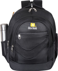 Black and gold school sale backpack