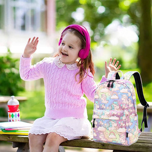 KAIASHA Casual Fancy Backpack Bag for Girls Unicorn Design 15 L