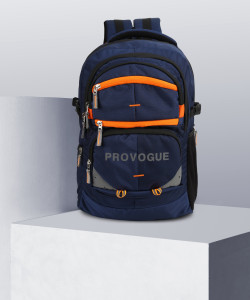 Provogue navy blue backpack discount