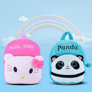 SPIRITED Combo Of Best Hello Kitty Panda design Bag kids school