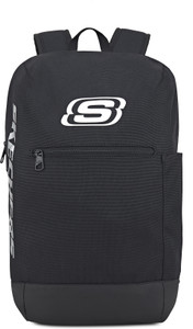 Skechers S LOGO SINGLE COMPARTMENT BACKPACK 18 L Backpack Black - Price in  India | Flipkart.com