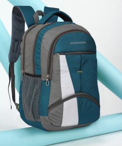 GOSNMA Laptop Backpack 1013 For Boys Girls College Bags Top Selling Product 45 L Laptop Backpack T Blue Grey Price in India Flipkart