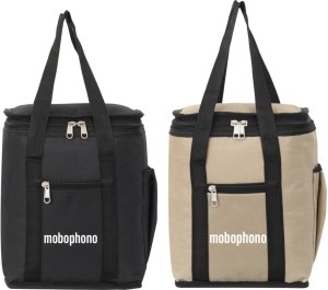 Mobophono Combo pack of 2 Lunch Bag, Tiffin Bag for school, Office, Travel unisex Waterproof Lunch Bag