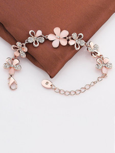 Alloy Moonstone Gold-plated Bracelet