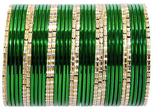 Dark green metal bangles deals