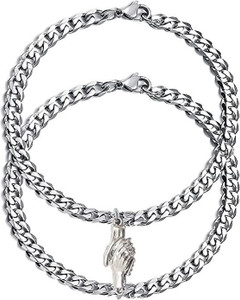 BRANDJEWEL Alloy Silver Bracelet Set Price in India Flipkart