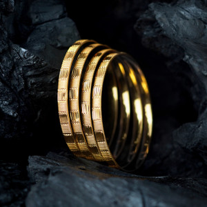 MANSIYAORANGE Copper Gold plated Bangle Price in India Buy