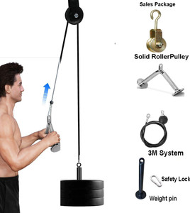 Pulley system weight hot sale lifting