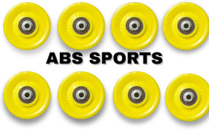 ABSSports 8 Pcs Pulley Wheel Pure Natural Material Replace For