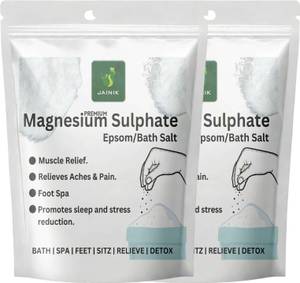 JAINIK Epsom Salt For Muscle Relief, Relieves Aches Pain