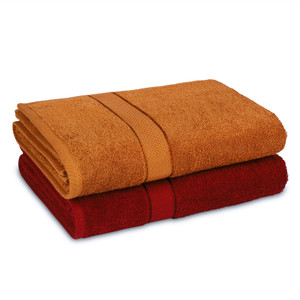 Rust colored outlet towel sets