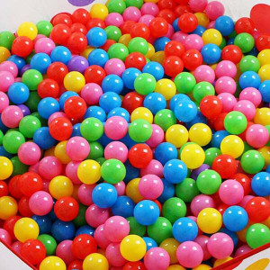 MINIKIDZ Plastic Tiny Size Premium Balls Color Balls for Kids Pool