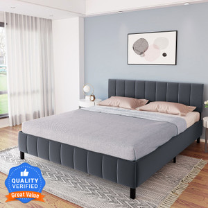 Flipkart Perfect Homes Shannon Metal Queen Bed Price in India