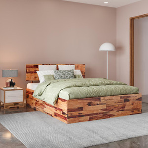 Wakefit andromeda shop sheesham bed