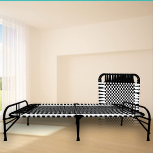 zybil Folding Bed Foldable Cot Single Home Camp Portable Metal