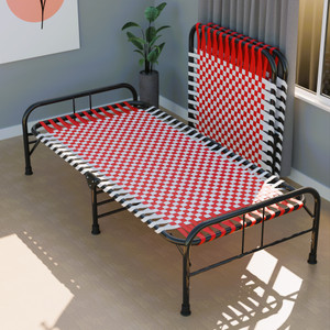 Lampoc Metal Cot Khat for Sleeping Portable Single Folding Bed