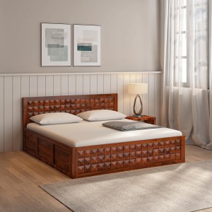 Wakeup India Pluto Sheesham Bed with Storage Rosewood Bedroom Double Cot Size 78x72 Inches Solid Wood King Box Bed Price in India Buy Wakeup India Pluto Sheesham Bed with Storage Rosewood Bedroom