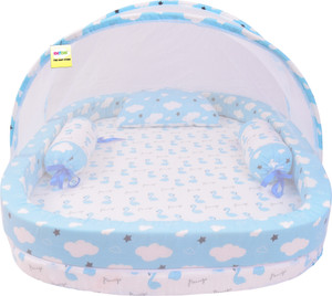 Kwitchy Blue Flimingo Cloud Ralling Bed Buy Baby Care Combo in India Flipkart