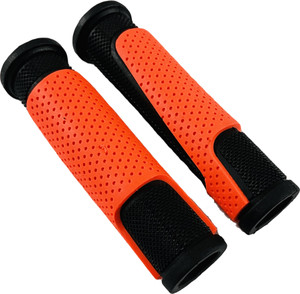 Orange bicycle on sale grips