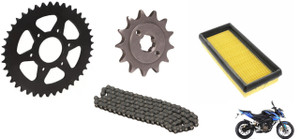 Ns200 chain sprocket life sales