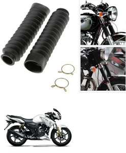 SRPHERE Motorcycle Front Fork Cover Shock Protector Dust Guard For TVS Apache RTR 180 Motorcycle Fork Cover Price in India Buy SRPHERE Motorcycle Front Fork Cover Shock Protector Dust Guard For TVS Ap...