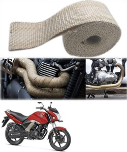 Znee Smart Silencer Wrap Cream Color for Honda CB Unicorn 160 Bike