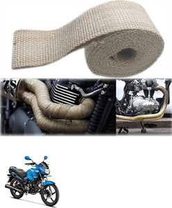 Znee Smart Silencer Wrap Cream Color for Hero Glamour FI Bike