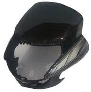 ARPIT ENTREPRISE Headlight Visor For HF Deluxe Black Grey Bike
