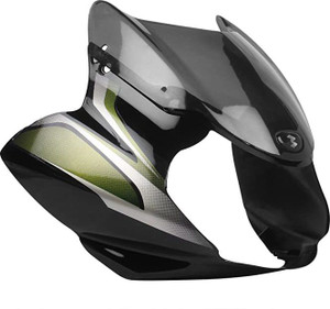 plutoauto Headlight Visor with Glass for Bajaj Discover 100CC