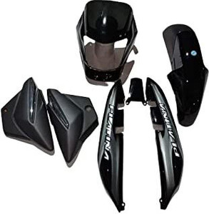 DIVINE PLATINA FULL BODY KIT BLACK SILVER Bike Headlight Visor Price in India Buy DIVINE PLATINA FULL BODY KIT BLACK SILVER Bike Headlight Visor online at Flipkart