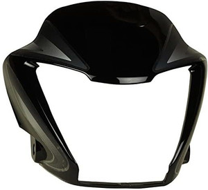 ARPIT ENTREPRISE Headlight Visor for Splendor NXG Black and Grey