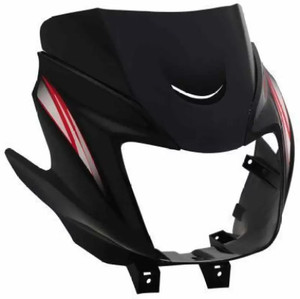 plutoauto Headlight Visor With Glass For TVS Star City Plus 110cc