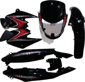 DIVINE Dream Yuga Full Body KIT for Bike Pack of 4 Black Red