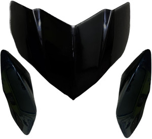 ARPIT ENTREPRISE Front headlight visor for pulsar 135 sport black