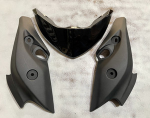 A.A.I FZS Version 1 V1 Matte Black Bike Headlight Visor Price in
