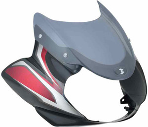 Discover 100cc top stickers red colour